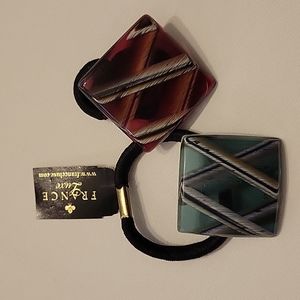 France Luxe hand made hair ties.